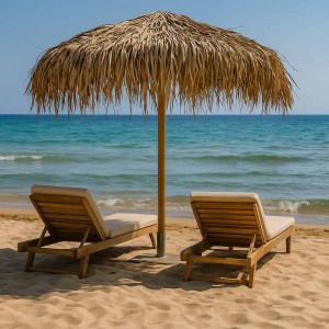 Ομπρέλα με ψάθα Fun Palm σε δύο διαστάσεις