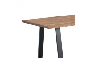 Lizard τραπέζι από ξύλο ακακίας και μεταλλικά πόδια 260x100x77 εκ 