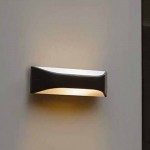 Απλίκα τοίχου οβάλ pro led ip54 μαύρη αλουμινίου 22x9.9 εκ Απλίκα τοίχου οβάλ pro led ip54 μαύρη αλουμινίου 22x9.9 εκ