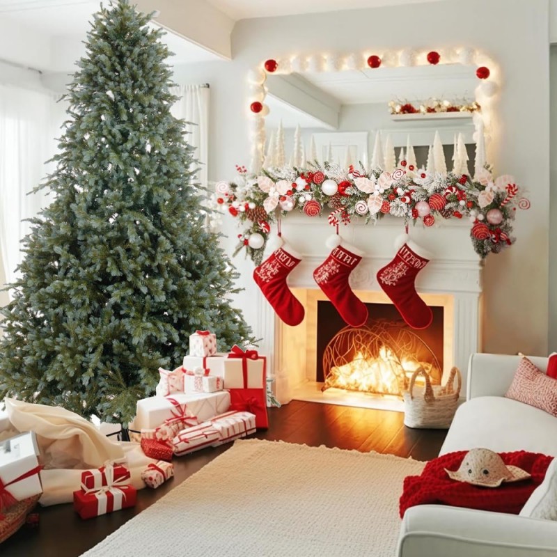 Blue Spruce χριστουγεννιάτικο δέντρο σε πράσινη απόχρωση με mixed PE-PVC φύλλωμα και ύψος 240 εκ