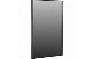 Alex μεταλλικός επιτοίχιος καθρέπτης με πλαίσιο σε μαύρο χρώμα 50x4x80 εκ