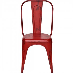 Living μεταλλική καρέκλα σε κόκκινη απόχρωση 41x51x95 εκ