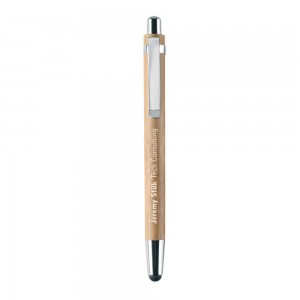 Bamboo σετ στυλό με μολύβι από μπαμπού σε συσκευασία δώρου 16x5x2 εκ