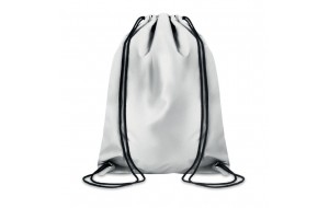 Shoop Reflective τσάντα λευκή με κορδόνι από πολυεστέρα 30x40 εκ