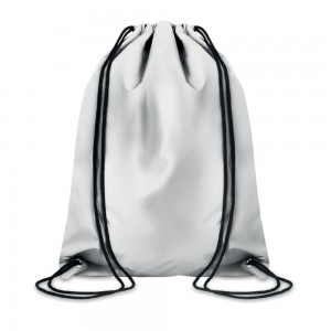 Shoop Reflective τσάντα λευκή με κορδόνι από πολυεστέρα 30x40 εκ