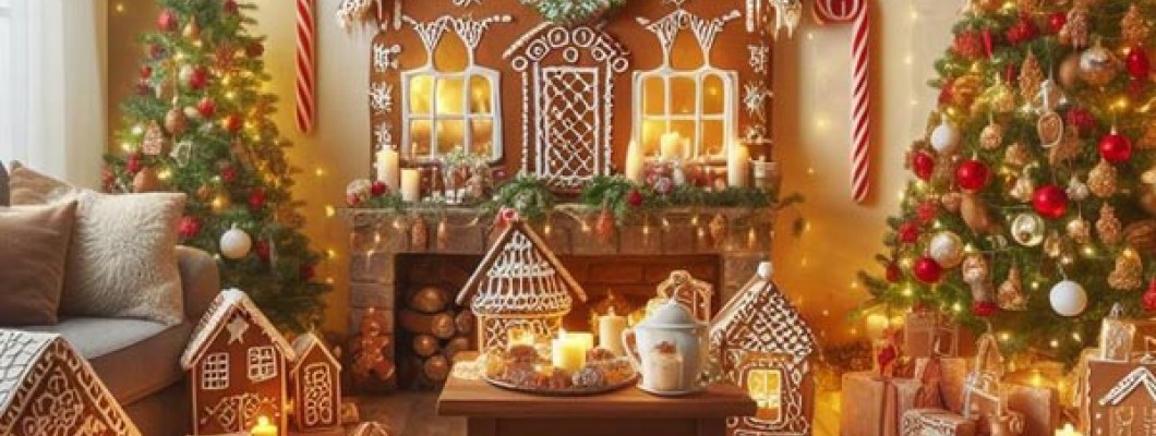 Χριστούγεννα σαν παιδικό παραμύθι: Candy, Gingerbread & Παστέλ