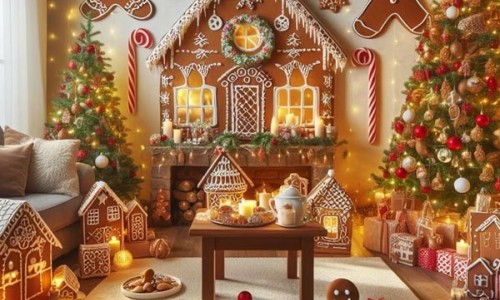 Χριστούγεννα σαν παιδικό παραμύθι: Candy, Gingerbread & Παστέλ