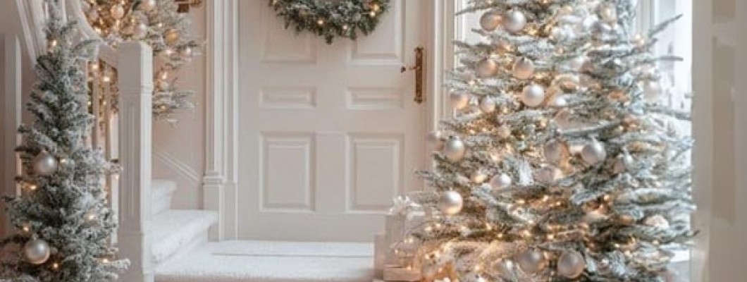 Λευκά Χριστούγεννα σε κάθε εκδοχή: από τον minimal έως τον πιο glamorous Χριστουγεννιάτικο στολισμό