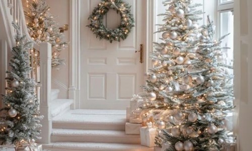 Λευκά Χριστούγεννα σε κάθε εκδοχή: από τον minimal έως τον πιο glamorous Χριστουγεννιάτικο στολισμό
