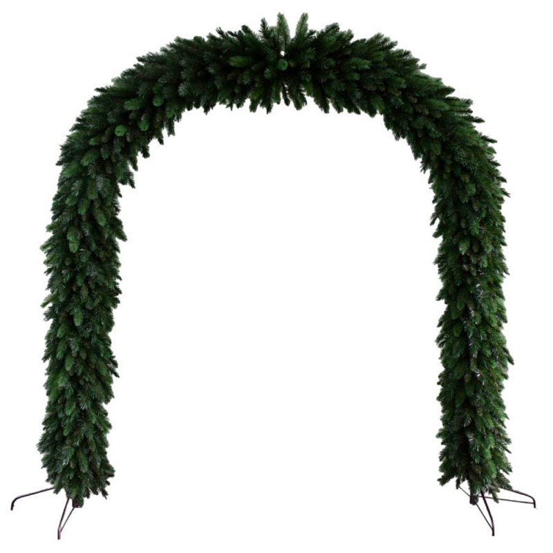 Χριστουγεννιάτικη αψίδα εισόδου Pre-Lit με μεικτό φύλλωμα 768 led θερμού φωτισμού 200x250 εκ Χριστουγεννιάτικη αψίδα εισόδου Pre-Lit με μεικτό φύλλωμα 768 led θερμού φωτισμού 200x250 εκ