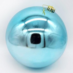 Μπάλα Χριστουγεννιάτικη σε γαλάζια απόχρωση άθραυστη 30 εκ