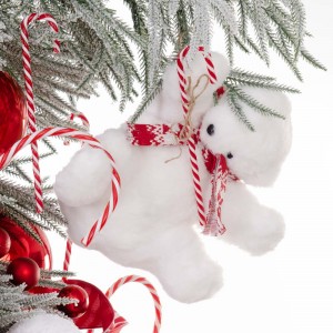Candy Bear Wonderland ολοκληρωμένη διακοσμητική πρόταση με 117 στολίδια σε δέντρο με ενσωματωμένο φωτισμό 210 εκ