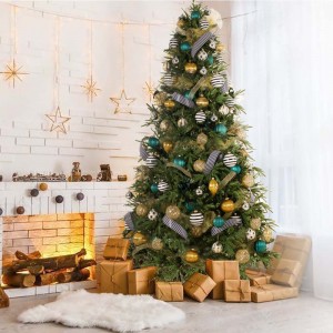 Chicago Bliss Ολοκληρωμένη διακόσμηση Χριστουγεννιάτικου δέντρου με 120 στολίδια