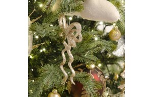 Σοκολατένια λάμψη ολοκληρωμένη διακόσμηση Χριστουγεννιάτικου δέντρου  με 115 στολίδια