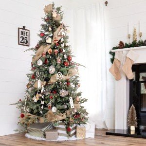 Η συμμορία του Δάσους ολοκληρωμένη διακόσμηση Χριστουγεννιάτικου δέντρου με 113 στολίδια