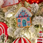 Σύννεφα από ζάχαρη ολοκληρωμένη διακοσμητική πρόταση με δέντρο, 119 στολίδια