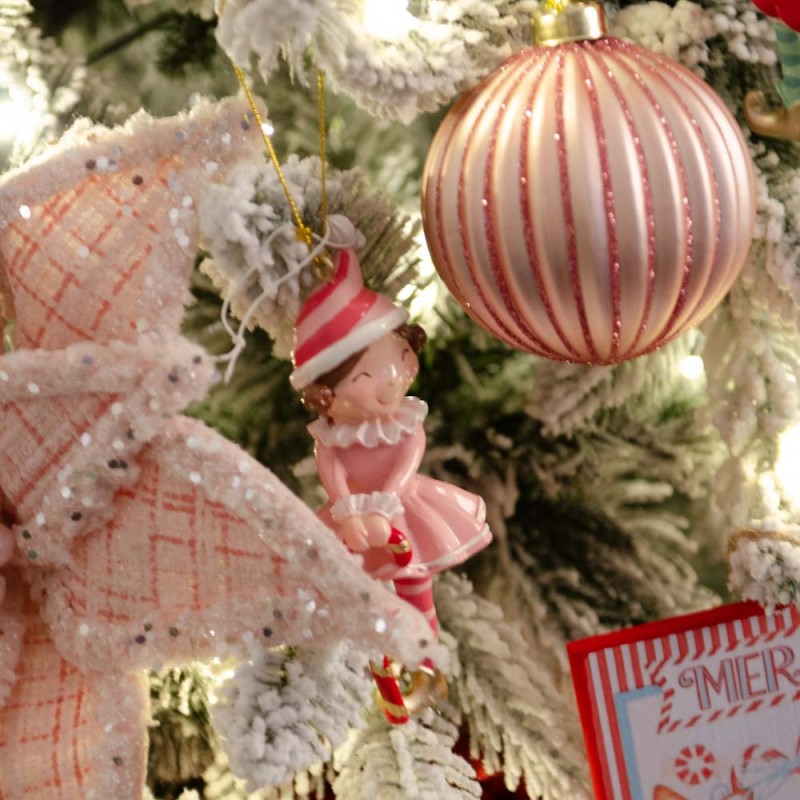 Σύννεφα από ζάχαρη ολοκληρωμένη διακοσμητική πρόταση με δέντρο, 119 στολίδια