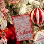 Σύννεφα από ζάχαρη ολοκληρωμένη διακοσμητική πρόταση με δέντρο, 119 στολίδια