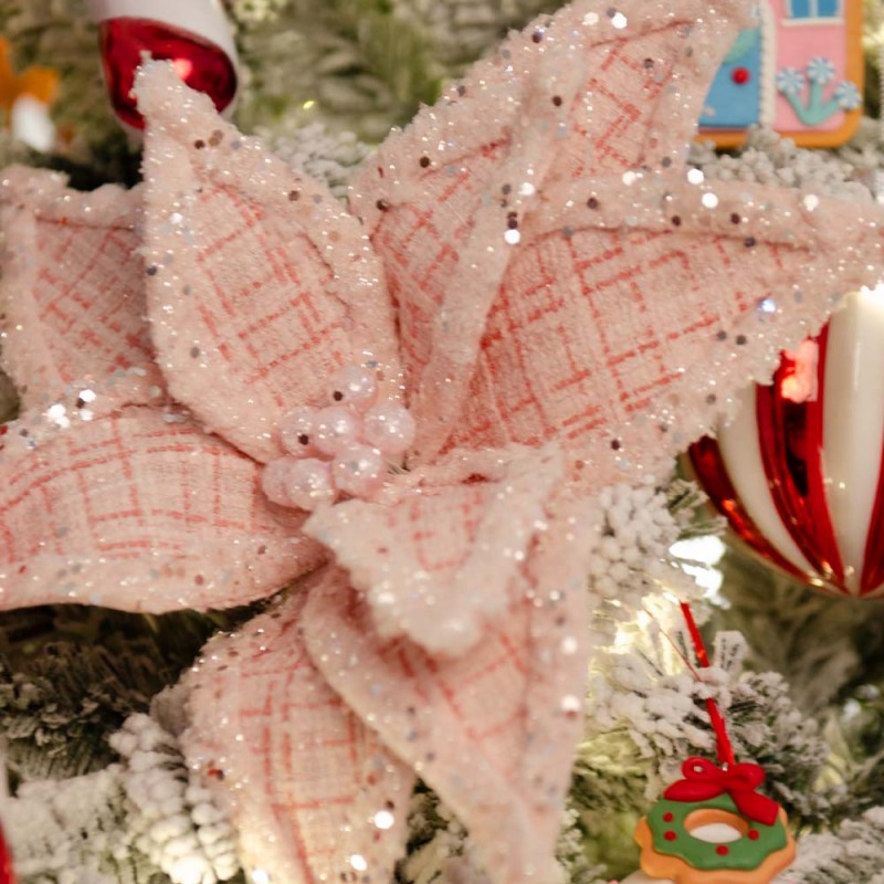 Σύννεφα από ζάχαρη ολοκληρωμένη διακοσμητική πρόταση με δέντρο, 119 στολίδια