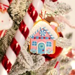 Σύννεφα από ζάχαρη ολοκληρωμένη διακοσμητική πρόταση με δέντρο, 119 στολίδια