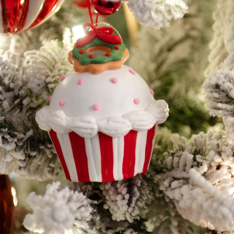 Σύννεφα από ζάχαρη ολοκληρωμένη διακοσμητική πρόταση με δέντρο, 119 στολίδια