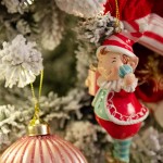 Σύννεφα από ζάχαρη ολοκληρωμένη διακοσμητική πρόταση με δέντρο, 119 στολίδια