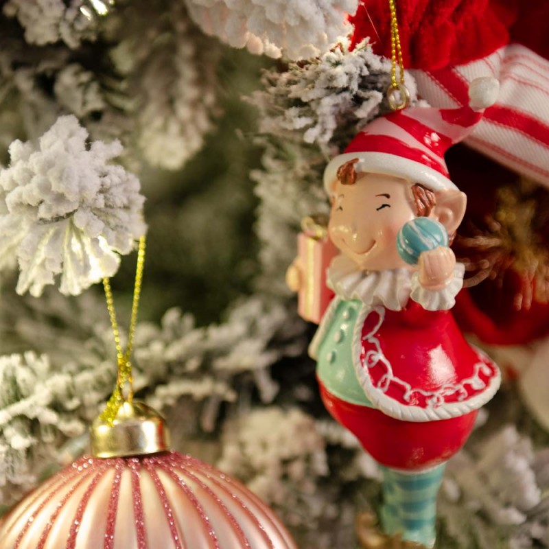 Σύννεφα από ζάχαρη ολοκληρωμένη διακοσμητική πρόταση με δέντρο, 119 στολίδια