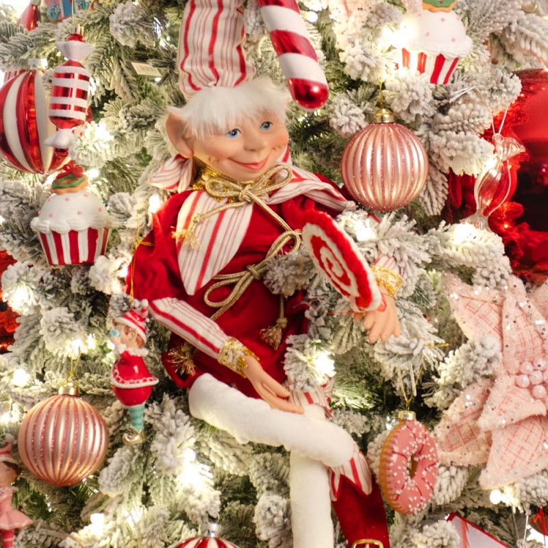 Σύννεφα από ζάχαρη πρόταση στολισμού για χριστουγεννιάτικο δέντρο με 119 στολίδια