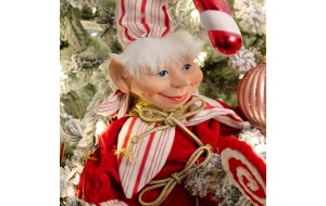 Σύννεφα από ζάχαρη ολοκληρωμένη διακοσμητική πρόταση με δέντρο, 119 στολίδια