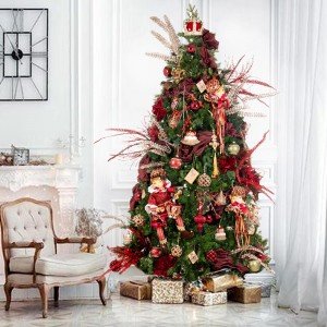 Βασιλιάς πρόταση στολισμού για χριστουγεννιάτικο δέντρο με 113 στολίδια 