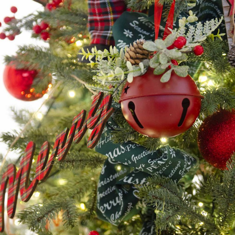 Vintage Christmas Carols ολοκληρωμένη διακόσμηση Χριστουγεννιάτικου δέντρου με 109 στολίδια