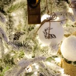 Χιονισμένη Διαδρομή πρόταση στολισμού για χριστουγεννιάτικο δέντρο με 145 στολίδια