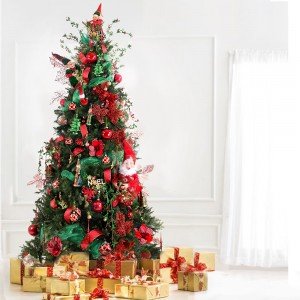 Elves tree oλοκληρωμένη διακόσμηση Χριστουγεννιάτικου δέντρου με 138 στολίδια