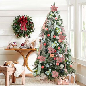 Άνοιξη ολοκληρωμένη διακόσμηση Χριστουγεννιάτικου δέντρου με 94 στολίδια