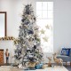 Natural Blues πρόταση στολισμού για χριστουγεννιάτικο δέντρο με 148 στολίδια