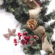 Βlooming Holidays Χριστουγεννιάτικη γιρλάντα έτοιμη στολισμένη με λαμπάκια 270 εκ