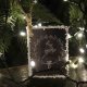 Χειροποίητο Χριστουγεννιάτικο retro στολίδι σε μαύρο φόντο με χιόνι σετ έξι σχεδίων 9x6 εκ