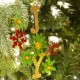 Στολίδια Χριστουγεννιάτικα κρεμαστά Joy και Noel σετ των δύο 15 εκ