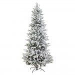 Echonorth χιονισμένο χριστουγεννιάτικο δέντρο με μεικτό φύλλωμα 180 εκ