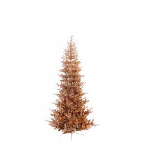Aurelia Gold Slim χριστουγεννιάτικο δέντρο Pre-shaped και Pre-Lit σε χρυσό χρώμα 150 εκ