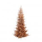 Aurelia Gold Slim χριστουγεννιάτικο δέντρο Pre-shaped και Pre-Lit σε χρυσό χρώμα 180 εκ