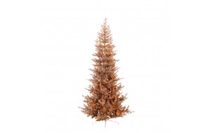 Aurelia Gold Slim χριστουγεννιάτικο δέντρο Pre-shaped και Pre-Lit σε χρυσό χρώμα 180 εκ