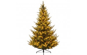 Evergreen Pre-Lit & Pre-Shaped χριστουγεννιάτικο δέντρο με 1250 LED 270 εκ
