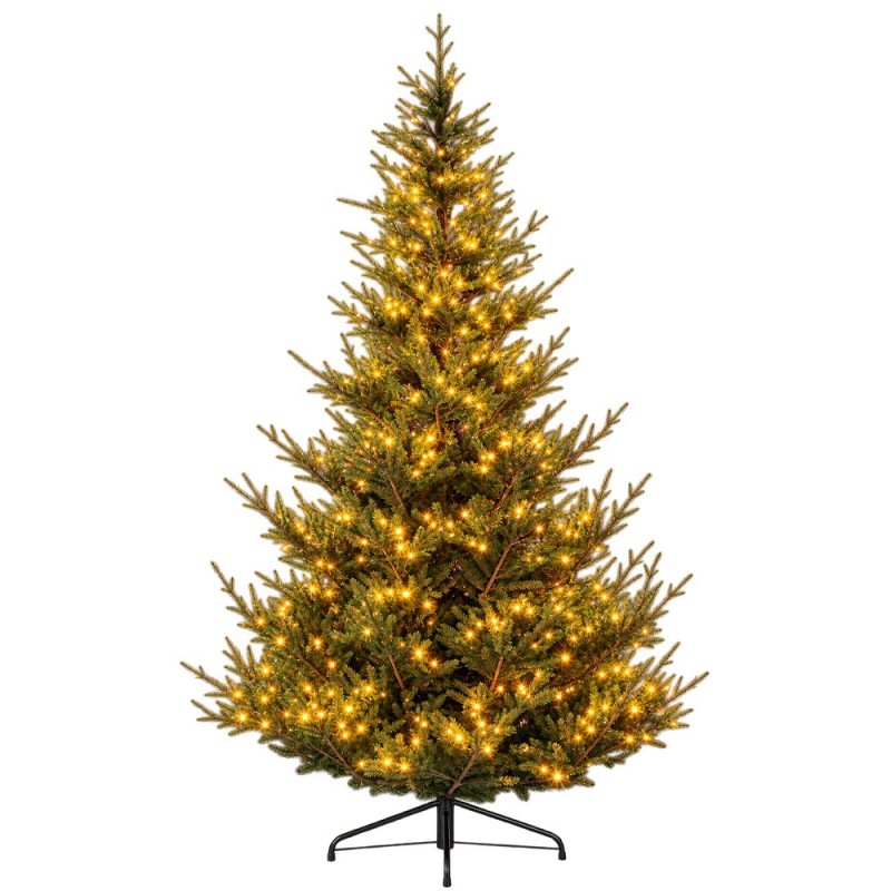 Evergreen Pre-Lit & Pre-Shaped χριστουγεννιάτικο δέντρο με 1250 LED 270 εκ