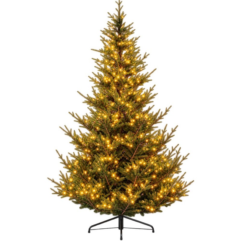 Evergreen Pre-Lit & Pre-Shaped χριστουγεννιάτικο δέντρο με 1600 LED 300 εκ