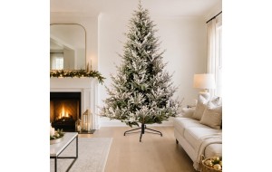 Vail Pre-Shaped χριστουγεννιάτικο δέντρο flocked με μεικτό φύλλωμα 270 εκ Vail Pre-Shaped χριστουγεννιάτικο δέντρο flocked με μεικτό φύλλωμα 270 εκ