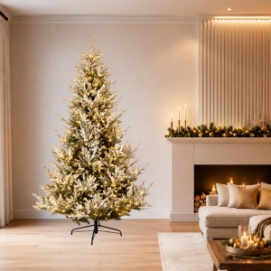 Vail Pre-Shaped & Pre-Lit χιονισμένο χριστουγεννιάτικο δέντρο με 780 LED 210 εκ Vail Pre-Shaped & Pre-Lit χιονισμένο χριστουγεννιάτικο δέντρο με 780 LED 210 εκ