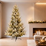 Vail Pre-Shaped & Pre-Lit χιονισμένο χριστουγεννιάτικο δέντρο με 1250 LED 270 εκ Vail Pre-Shaped & Pre-Lit χιονισμένο χριστουγεννιάτικο δέντρο με 1250 LED 270 εκ