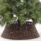 Διακοσμητική βάση για Χριστουγεννιάτικο δέντρο από φυσική λυγαριά 68 εκ