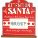 Επιτραπέζιο Χριστουγεννιάτικο διακοσμητικό παιχνίδι Attention Santa 28 εκ